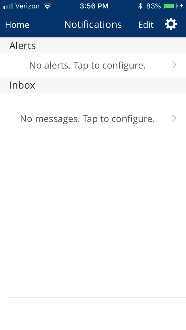 Edit on Notifications 